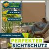 tillvex© Klemmmarkise Senkrechtmarkise Außen Balkon 150x310 cm Taupe Bild 3