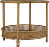 Tisch Beistelltisch Wohnzimmertisch Couchtisch Rund Rattan Ib Laursen 3807-14 Bild 5