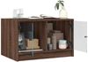 vidaXL Couchtisch mit Glastüren Braun Eichen-Optik 68x50x42 cm 836370 Bild 5