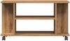 vidaXL TV-Regal mit Rollen Artisan-Eiche 80x40x45 cm Holzwerkstoff 855791 Bild 4