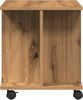 vidaXL TV-Regal mit Rollen Artisan-Eiche 80x40x45 cm Holzwerkstoff 855791 Bild 5