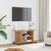 vidaXL TV-Regal mit Rollen Artisan-Eiche 80x40x45 cm Holzwerkstoff 855791 Bild 3