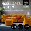 Lumaland Modulares Basic Set - Cord-Reihe | Indoor Sitzsäcke mit Softer Struktur, ideal Sofa Modulen & zum Pouf | Bean Bag mit Füllung - für Wohnzimmer & Co. Bild 4