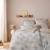 Estella Mako-Satin Bettwäsche 155x220 Orion grau Kreise Mandala silber 7969-810 Bild 5