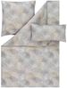 Estella Mako-Satin Bettwäsche 155x220 Orion grau Kreise Mandala silber 7969-810 Bild 2