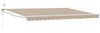 vidaXL Elektrische ausziehbare Markise Beige 4,5 × 3 m 3419658 Bild 2