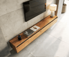 Design-Lowboard Stonegrace 240 cm Akazie Natur Schiefer 4 Türen schwebend Bild 4