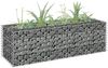 vidaXL Gabionen-Hochbeet Verzinkter Stahl 90×30×30 cm 145629 Bild 1
