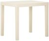 vidaXL Gartentisch Weiß 79x65x72 cm Kunststoff 315842 Bild 5