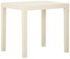 vidaXL Gartentisch Weiß 79x65x72 cm Kunststoff 315842 Bild 4
