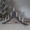 Lichterbogen ,Pagod', 7-flammig, Holz, anthrazit Bild 2