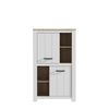 Highboard >Chelles< in Weiß matt - 86,7x143,7x42,2cm (BxHxT) Bild 3