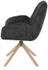Armlehnenstuhl Riley, Mikrofaser, Schwarz, 62 x 88 x 65 cm Bild 2
