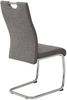 2er Set Schwingstuhl Alina - Webstoff Grau Bild 4