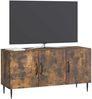 vidaXL TV-Schränk Geräucherte Eiche 99 x 34,5 x 50 cm Holzwerkstoff 894950 Bild 3