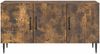 vidaXL TV-Schränk Geräucherte Eiche 99 x 34,5 x 50 cm Holzwerkstoff 894950 Bild 5