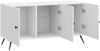 vidaXL TV-Schränk Weiß 99 x 34,5 x 50 cm Holzwerkstoff 895635 Bild 4