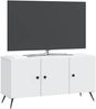 vidaXL TV-Schränk Weiß 99 x 34,5 x 50 cm Holzwerkstoff 895635 Bild 3