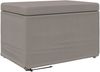 vidaXL Hocker Taupe 61 x 41 x 40 cm Stoff und Pressholz 876762 Bild 2