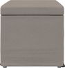 vidaXL Hocker Taupe 61 x 41 x 40 cm Stoff und Pressholz 876762 Bild 5