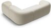 Micadoni Ecksofa Kate 4-Sitzer Rechts Strukturierter Stoff Hellbeige Melange Bild 3