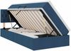 vidaXL Aufbewahrungsbett mit Matratze Blau 90 x 190 cm Holzwerkstoff 3370544 Bild 2