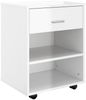 vidaXL Rollschrank Hochglanz-Weiß 46x36x59 cm Holzwerkstoff 808473 Bild 2