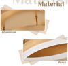 ZMH LED Deckenleuchte Wohnzimmer Modern Gold 2/3/4 Ring Design Deckenlampe Dimmbar, Augenschutz, Einfache Installtion, LED fest integriert, 3000-6500K, 59CM aus Acryl 46W Schlafzimmerlampe mit Fernbedienung Küche Bild 4