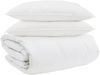 vidaXL Bettdecken Set mit Kissen 3 pcs Weiß Daunenfeder 3377120 Bild 2