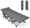 COSTWAY Feldbett Campingbett mit Seitentasche & Kopfstütze Bild 4