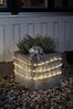 KONSTSMIDE LED-Lichterschlauch Weihnachtsdeko aussen, 96-flammig, 6 m, mit Lichtsensor und 6h und 9h Timer, 96 warm weiße Dioden Bild 5
