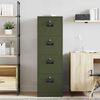 vidaXL Aktenschrank mit Schubladen 2 pcs Olive Grün 44 x 50 x 139 cm 3406158 Bild 4