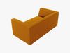 Micadoni Sofa Ruby 2-Sitzer Samt Salvador Gelb Bild 3