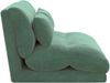 vidaXL Verstellbarer Fußsessel Meergrün Samt 42028218 Bild 5