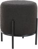 Polsterhocker in Taupe, Schwarz 35 x 35 x 38 cm Bild 4