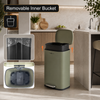 MAXCRAFT Mülleimer / Treteimer mit Soft Close Deckel - 50 Liter in Grün Bild 3
