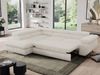 Mks Möbel 'Pedro L-Form' Ecksofa mit Schlaffunktion, verstellbaren Kopfstützen & Bettkasten, Beige, Cord, links Bild 5
