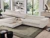 Mks Möbel 'Pedro L-Form' Ecksofa mit Schlaffunktion, verstellbaren Kopfstützen & Bettkasten, Beige, Cord, links Bild 4