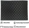 matches21 HOME & HOBBY Platzset Tischsets MODERN 6er Set Schwarz als Tischuntersetzer, (6-St), Abwaschbare Platzsets als Tischunterlagen für Ess-Tisch Tisch-Deko Bild 3
