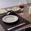 matches21 HOME & HOBBY Platzset Tischsets MODERN 6er Set Schwarz als Tischuntersetzer, (6-St), Abwaschbare Platzsets als Tischunterlagen für Ess-Tisch Tisch-Deko Bild 4
