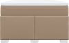 vidaXL Boxspringbett Matratze Cappuccino-Braun 120x200cm Kunstleder 3285208 Bild 3