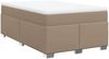 vidaXL Boxspringbett Matratze Cappuccino-Braun 120x200cm Kunstleder 3285208 Bild 2