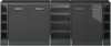 Küchenschrank für Dachschrägen R-Line Anthrazit Hochglanz 210 cm 5er Set Schrankkorpuss 60 cm Tiefe Vicco Bild 3