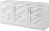 Schuhschrank Løten 125x36x62 cm Weiß [en. casa] Bild 2