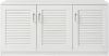 Schuhschrank Løten 125x36x62 cm Weiß [en. casa] Bild 5