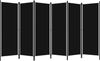 vidaXL 6-tlg. Raumteiler Schwarz 300x180 cm 320730 Bild 2