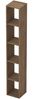 INOSIGN Standregal Infinity Höhe 186 cm, Breite 28 cm, Bücherregal, Deko Regal, Büroregal, 5 Regalfächer, verschiedene Farben Bild 2
