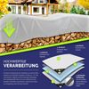 tillvex® Abdeckplane Grün 3x6 m mit Ösen + 10 Haken & 15m Seil | Gewebeplane 650g/m² Wasserdicht & Reißfest | Premium PVC-Plane Universell LKW, Pool, Holz Gartenmöbel | Gartenplane Abdeckung Bild 3