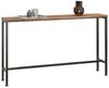 SoBuy Konsolentisch FSB19, Sofatisch schmal, Beistelltisch Flurtisch, Breite 120 cm, Dekotisch Sideboard schmal, Wohnzimmer Flur, vintage Bild 1