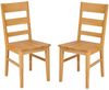 Esszimmerstuhl 2er-Set 'Thomas' Wildeiche massiv Bild 4